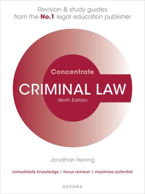 Criminal Law Concentrate Law Revision &