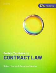 Pooles Textbook On Contract Law