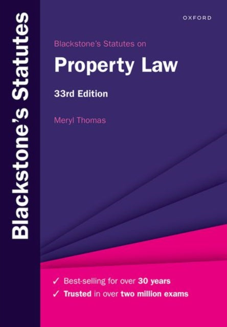 Blackstones Statutes On Property Law