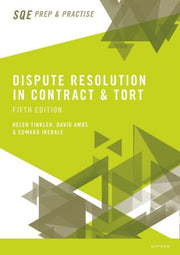 Dispute Resolution In Contract Tort 5e 5