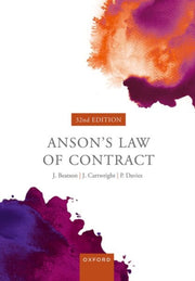 Ansons Law Of Contract 32e