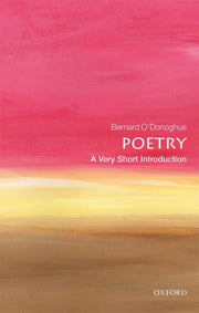 Poetry A Very Short Introduction Paperba