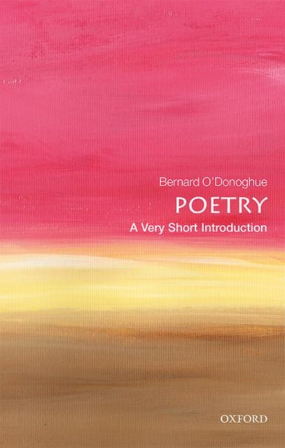 Poetry A Very Short Introduction Paperba