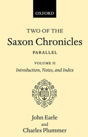 Two Saxon Chronicles Vol 2 C By Earle
