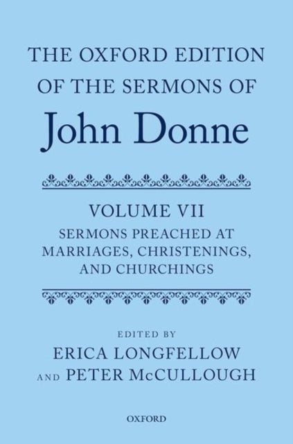 Oxford Edition Of The Sermons Of John Do By Longfellow, Erica