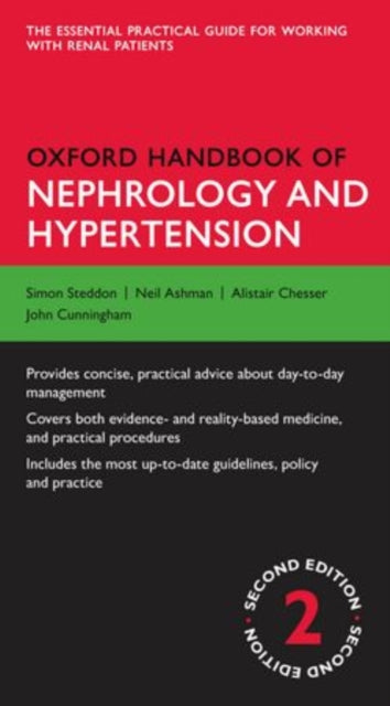 Oxford Handbook Of Nephrology/hypertensi By Steddon, S (ed)et Al