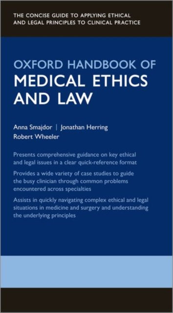 Oxford Handbook Of Medical Ethics & Law By Smajdor, Anna
