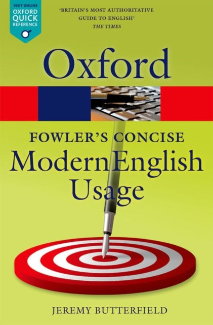 Fowlers Concise Dictionary Of Modern Eng
