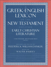 Greek English Lexicon Of The New Testame By Bauer, Walter