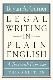 Legal Writing In Plain English By Garner, Bryan A