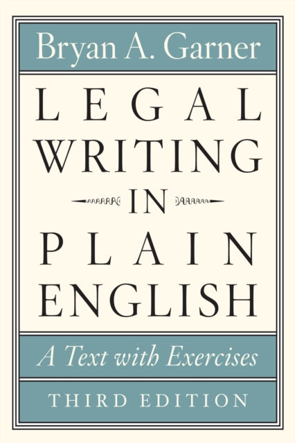Legal Writing In Plain English By Garner, Bryan A