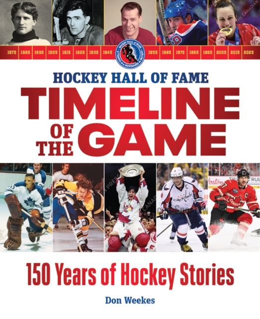 Hockey Hall Of Fame Timeline Of The Game By Weekes, Don