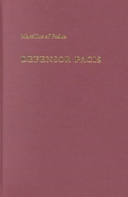 Defensor Pacis Marsilius Of Padua