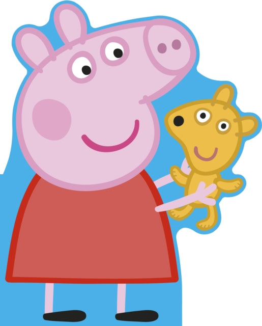 All About Peppa Shaped Board Book