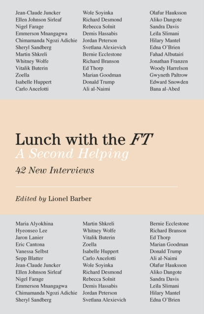 Lunch With The Ft A Second Helping