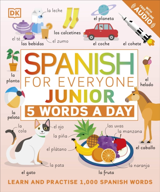 Spanish For Everyone Junior 5 Words/day