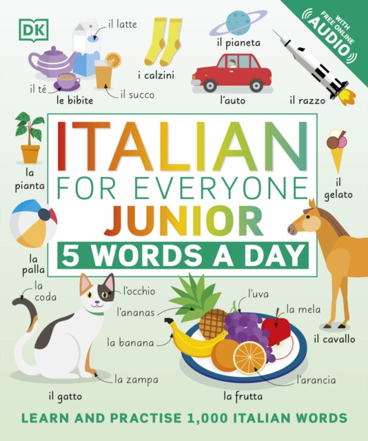Italian For Everyone Junior 5 Words/day