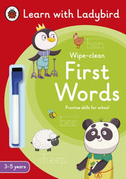 First Words Wipe Clean Book 3-5 Years