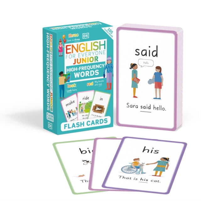 Junior High Frequency Words Flash Cards
