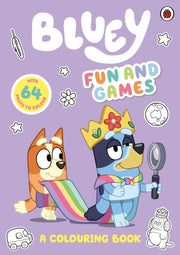 Bluey Fun And Games Colouring Book