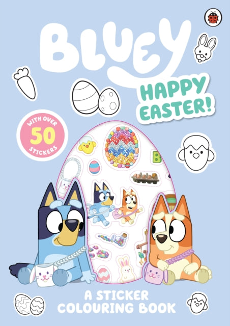Bluey Happy Easter Sticker Colouring Bk