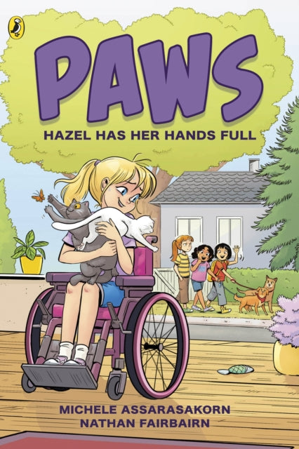 Paws Hazel Has Her Hands Full