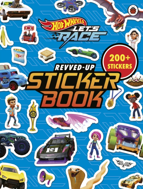 Hot Wheels Lets Race Revved Up Sticker
