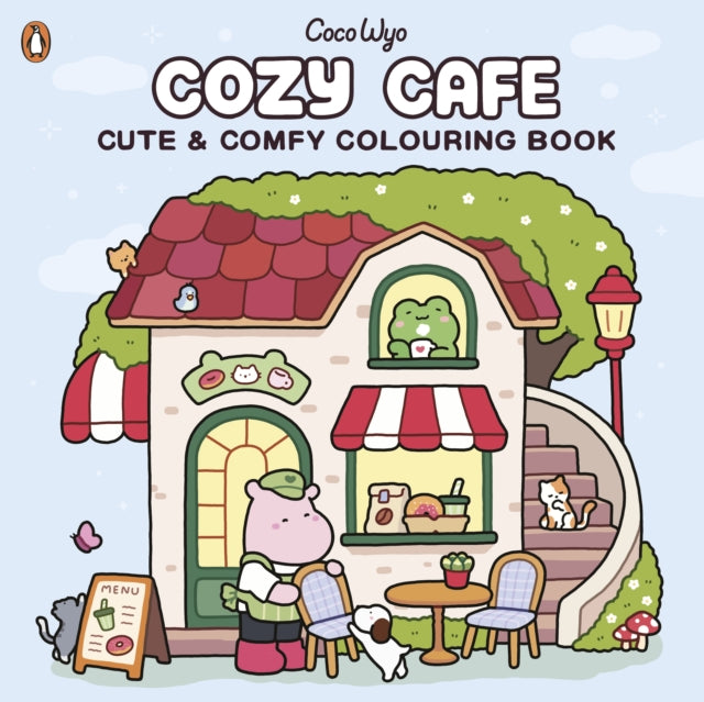 Cozy Cafe Colouring Book By Coco Wyo
