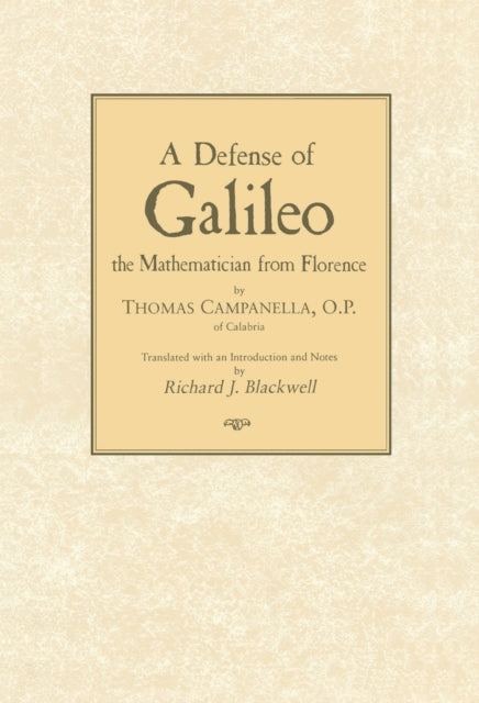Defense Of Galileothe Mathematician F