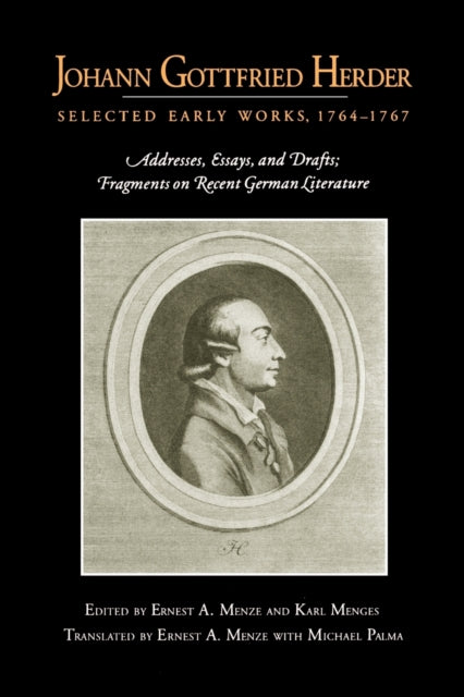 Johann Gottfried Herder Selected Early By Herder, Johann Gottf