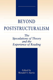 Beyond Poststructuralism The Speculatio