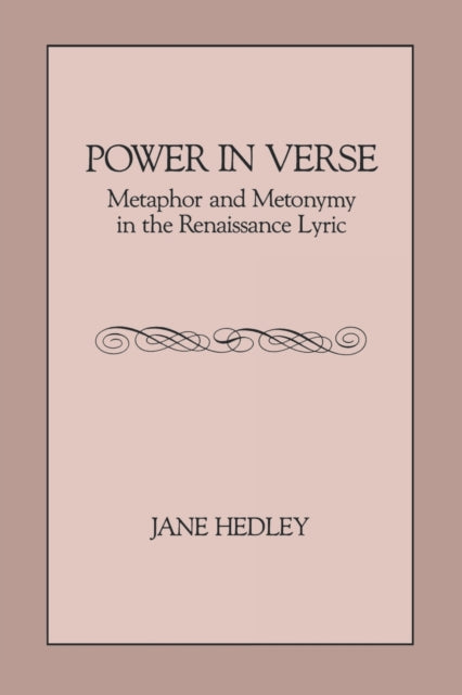Power In Verse Metaphor And Metonymy In