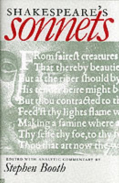 Shakespeares Sonnets By Booth, Stephen (ed)
