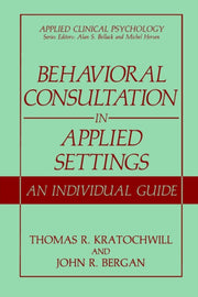 Behavioral Consultation In Applied Setti