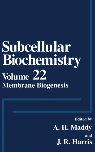 Membrane Biogenesis By Maddy, A.h.