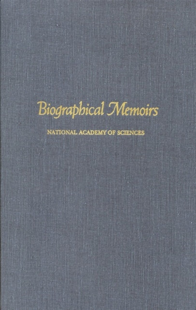 Biographical Memoirs