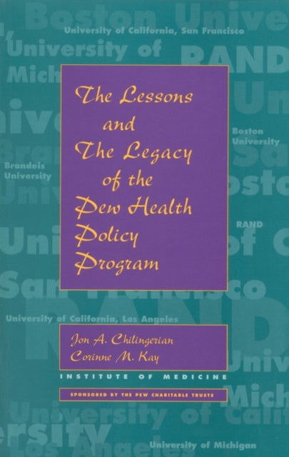 The Lessons And The Legacy Of The Pew He By Author Stated, No