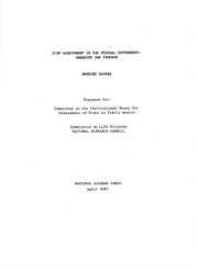 Risk Assessment In The Federal Governmen
