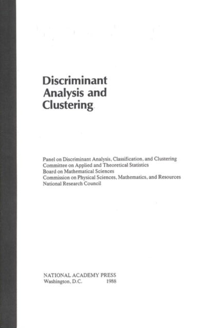 Discriminant Analysis And Clustering