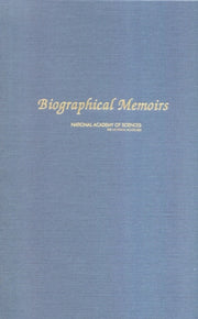 Biographical Memoirs By Academy Of Sciences,