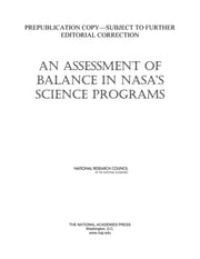 An Assessment Of Balance In Nasa's Scien By Author Stated, No
