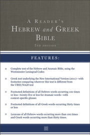 Readers Hebrew & Greek Bible Second Edit