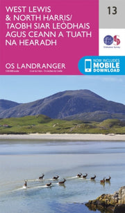 Landranger 13 West Lewis North Harris
