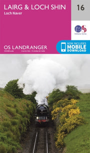 Landranger 16 Lairg Loch Shin Loch Naver By Ordnance Survey