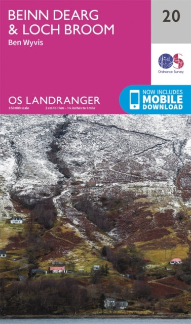 Landranger 20 Beinn Dearg Loch Broom Ben