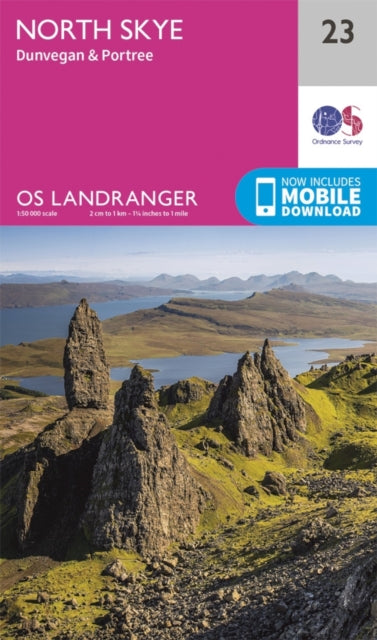 Landranger 23 North Skye Dunvegan Portre