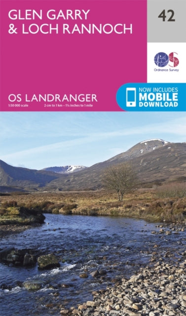 Landranger 42 Glen Garry Loch Rannoch