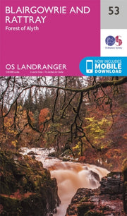 Landranger 53 Blairgowrie Forest Of Alyt By Ordnance Survey