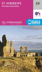 Landranger 59 St Andrews Kirkcaldy Glenr By Ordnance Survey