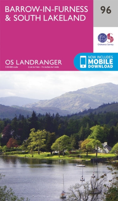 Landranger 96 Barrowinfurness South Lake